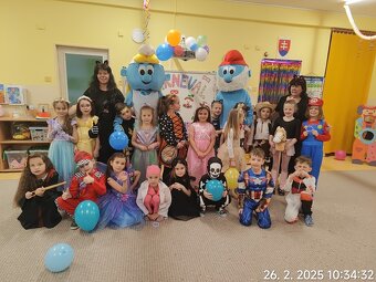 Párty s maskotmi , labkova patrola, šmolkovia , mickey mouse - 20