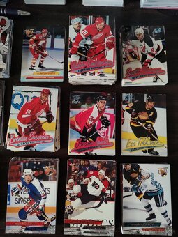 Predám hokejove kartičky z 90 rokov (ultra,parkhurst,score, - 20