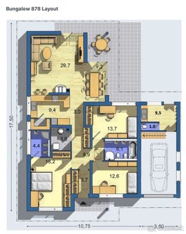 Moderny 4 izbovy RD s bazenom na priestrannom pozemku - 20