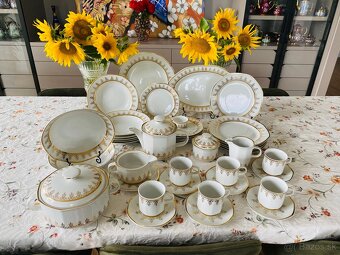 Luxusná Československá obedová a kávová súprava nová - 20