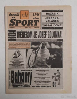 Staré noviny Denník Šport 3 - 20