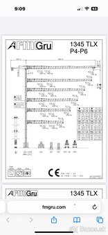 Stavebný Žeriav FM 1345 TLX / 6 - 20