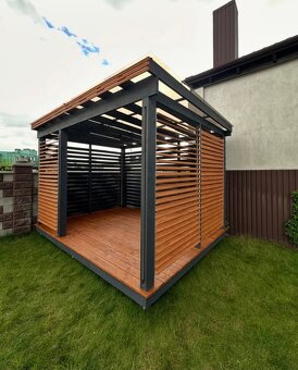 Pergoly Terasy Altánky Prístrešky Žaluzie - 20