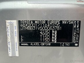 Toyota Rav4 2,2D4D 135000km 1.majiteľ - 20