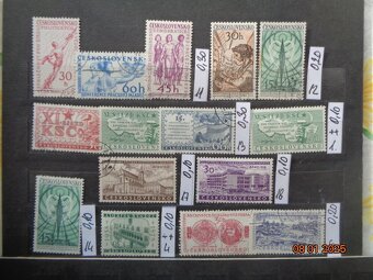 Poštové známky - ČESKOSLOVENSKO - 20 FOTO - 20