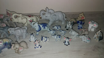 ✅ Dekoračné sošky slonov - rôzny materiál, veľkosť ✅ - 20