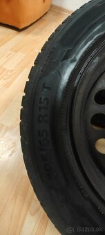 Predám 4 zimné pneumatiky s diskami Škoda octavia 2 - 20