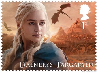 Limitovaná edicia Game of Thrones. Sada 15ks znamky - 20