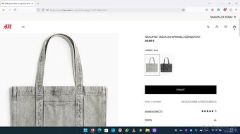 Ruksak Cropp, Taška na plece Reebok, Nákupná džínsová taška - 20
