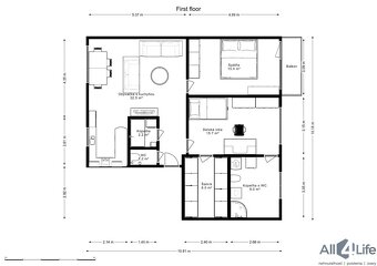 Kompletne zrekonštruovaný 3-izbový byt v Piešťanoch na preda - 20
