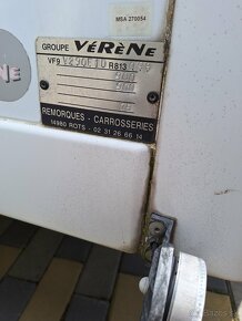 Predám brzdený prívesný vozik Verene - 2