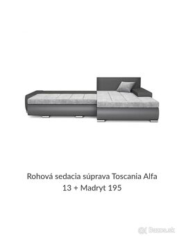 Rohová sedacia súprava Toscania Alfa - 2