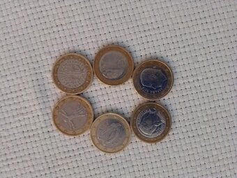 1 eurové mince - 2