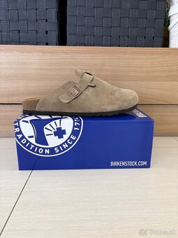 Birkenstock Boston taupe seude - 2