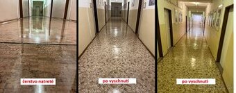 Polymerizácia podlahy, čistenie podlahy - 2