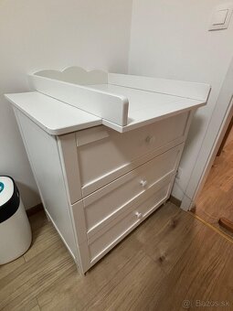 Komoda Klups Oliver III, biela - 2