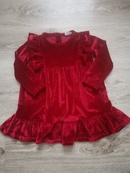 Vianočné červené šaty - 2