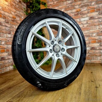 Alu R17 5x112 orig. Mercedes A+B+CLA + zimné 205/50R17 - 2