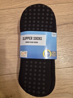 Pánske protišmykové ponožky - papuče veľ 43-44. - 2