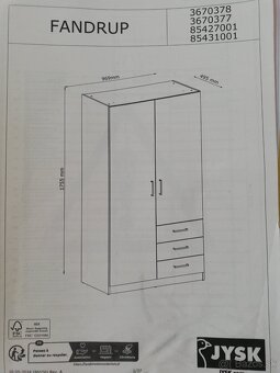 Šatníková skriňa - 2