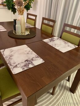 Dubové stoly 5 ks + 20 stoličiek /set/ - 2