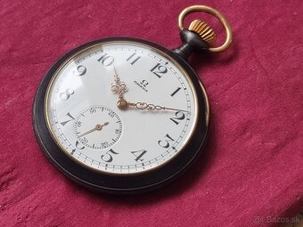 Vreckové hodinky,Omega,brunír. - 2