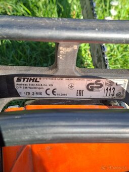 Reťazová, benzínová píla stihl ms170 - 2