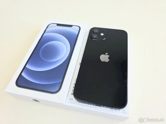 APPLE IPHONE 12 128GB BLACK BATERKA 100% - 2