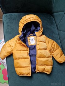 Detska zimna oranzova bunda 80 - 2