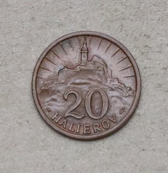 20 Halierov 1941 Slovensky stát Vzácny - 2