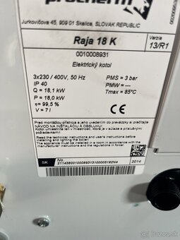 Protherm raja 18k elektrokotol - 2