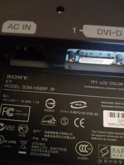 Lcd monitor 19PALC Sony SDM-HS95P - 2