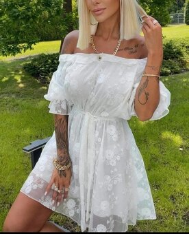 Paparazzi fashion čipkované šaty - 2
