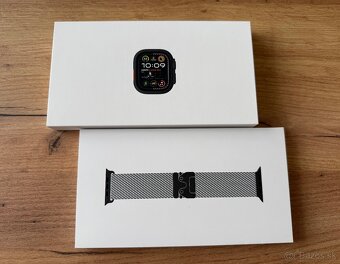 Apple Watch Ultra 2 49mm Black s titánovým milánskym ťahom L - 2