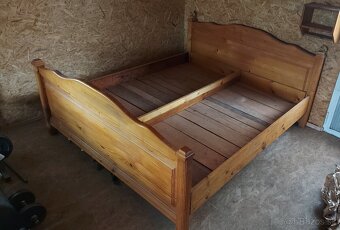 Predám posteľ z masívu buk - 2