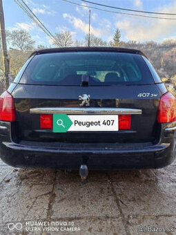 Rozpredám na náhradné diely Peugeot 407sw 2.0hdi 100kw - 2