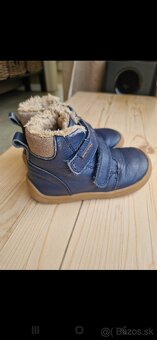 Protetika barefoot zateplene kožené topanky velkost 25 - 2