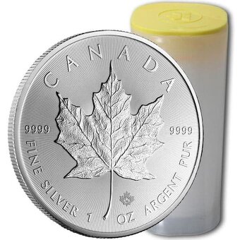 1 oz strieborná minca Maple Leaf – Royal Canadian Mint - 2