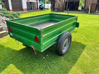 Vlečka za traktor malotraktor. - 2