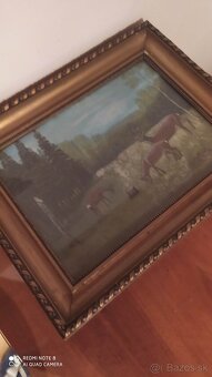 Dekorácie a sklo s poľovníckym motívom - 2