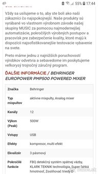 mixazny pult  zo zosilovačom mix pult - 2