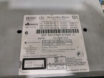 Mercedes benz NTG 4.5 + panel tlačidiel - 2