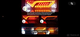 Vozík Led svetlá - 2