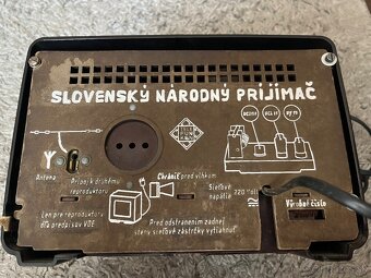 Slovensky Narodni Prijmac Telefunken - 2