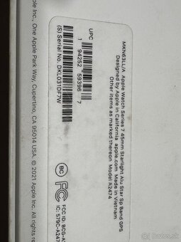 Apple Watch 7 45mm strieborné, batéria 100% - 2