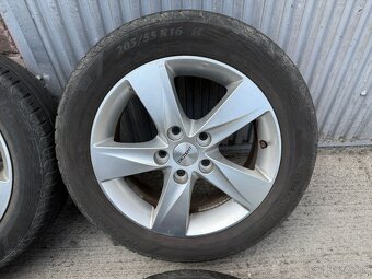 16" Elektrony 5x114,3 s letnymi pneum 205/55 R16 - 2