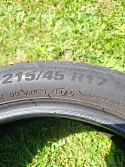 Letné pneumatiky kumho 215/45 r17 - 2