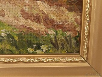 Obraz Šumavská chalupa, olej 31x40 - 2