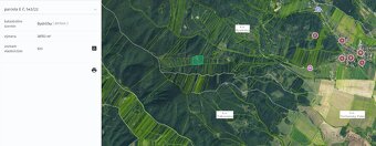 hospodársky les okres Martin, obec Bystrička - 51.359 m2 - 2