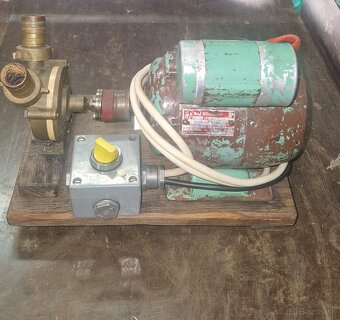 Predám mosadzné čerpadlo s el. Motorom - 2